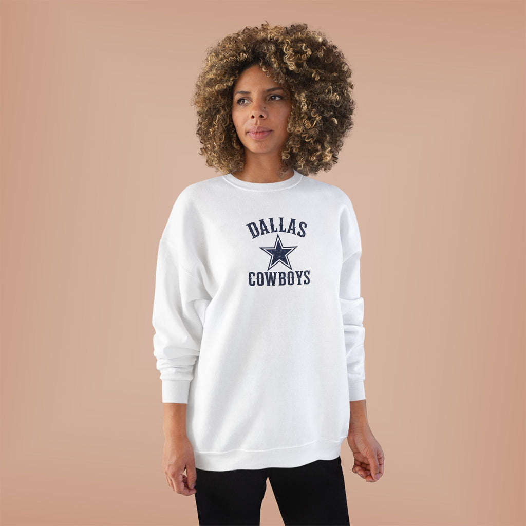 Dallas Cowboys Vintage Star Crewneck Sweatshirt