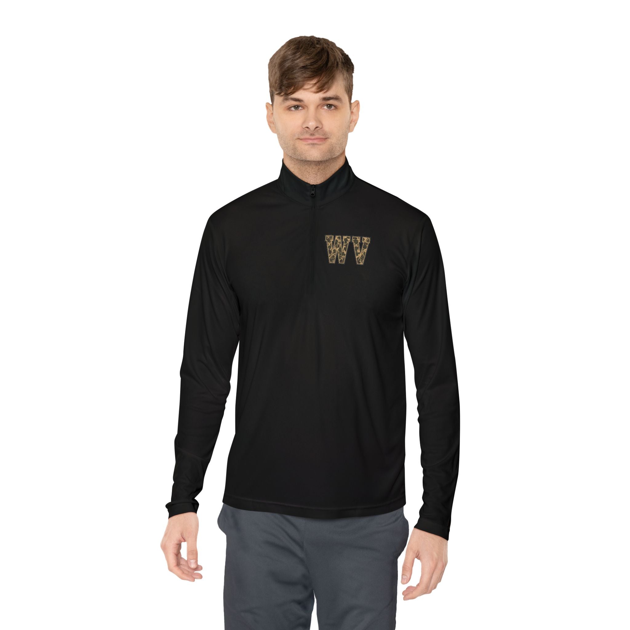 WV Mountaineers Camo Quarter Zip Pullover