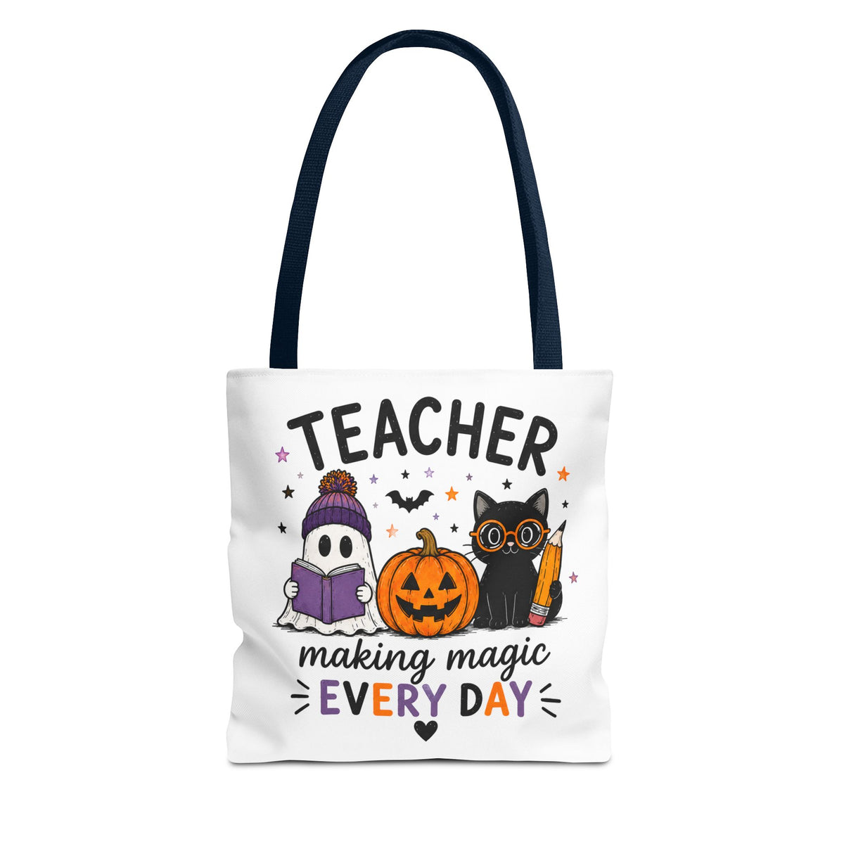 Teacher Halloween Tote Bag