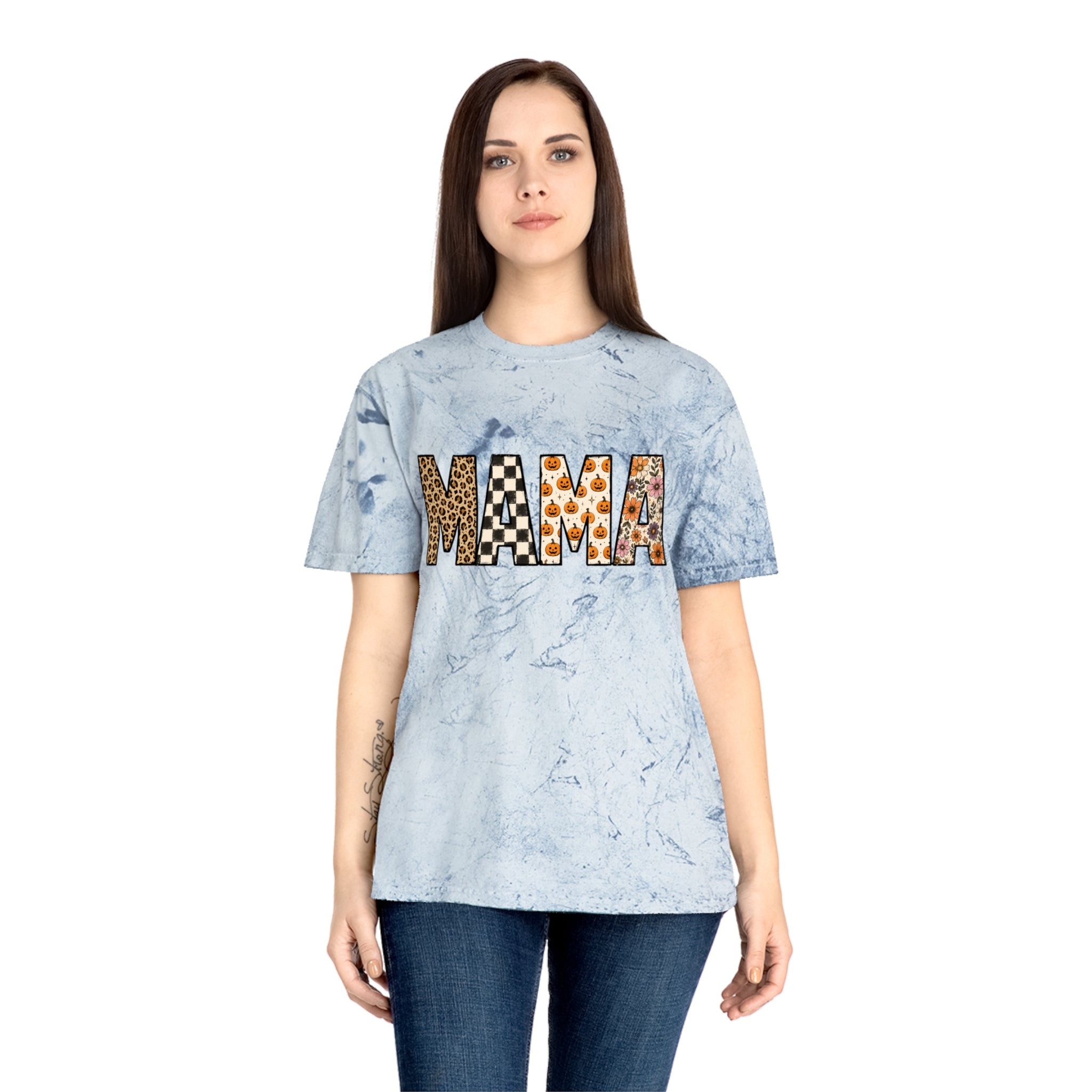 Fall Mama Tie-Dye Tee
