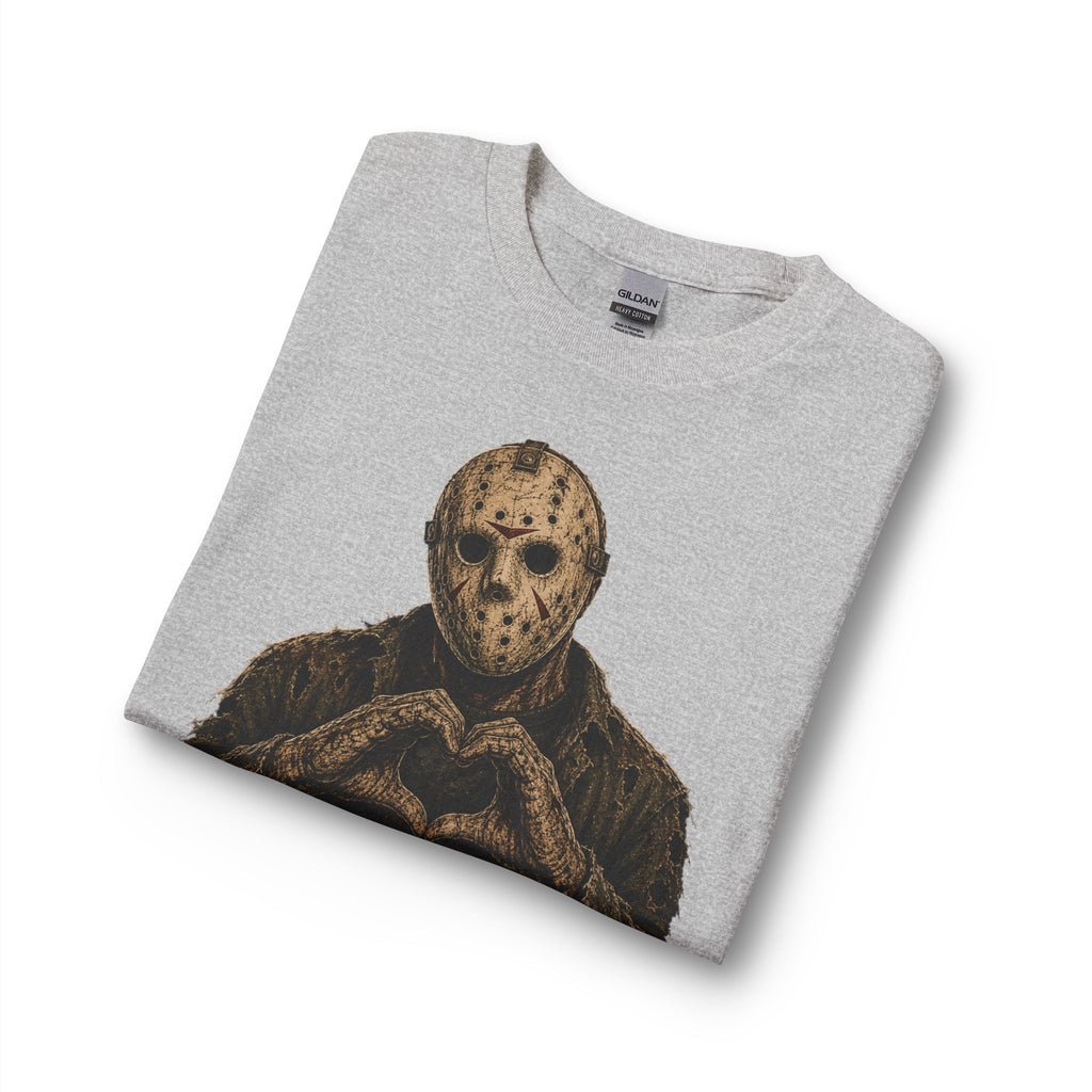 Jason Retro Slasher Hand Heart Tee