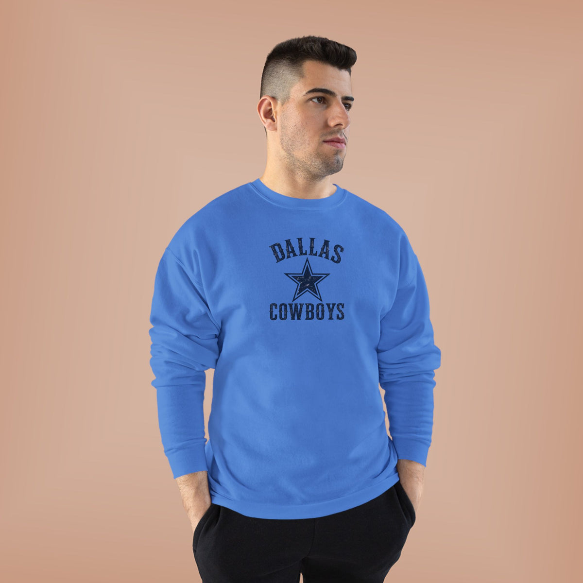 Dallas Cowboys Vintage Star Crewneck Sweatshirt