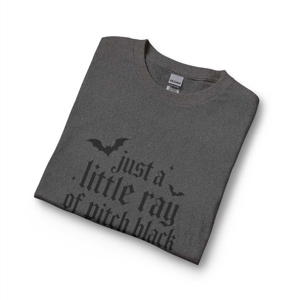 Just a Little Ray of Pitch Black Long Sleeve Crew