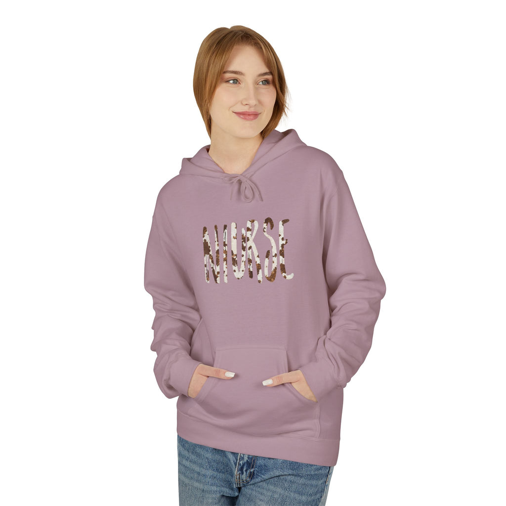 Nurse Cow Print Hoodie