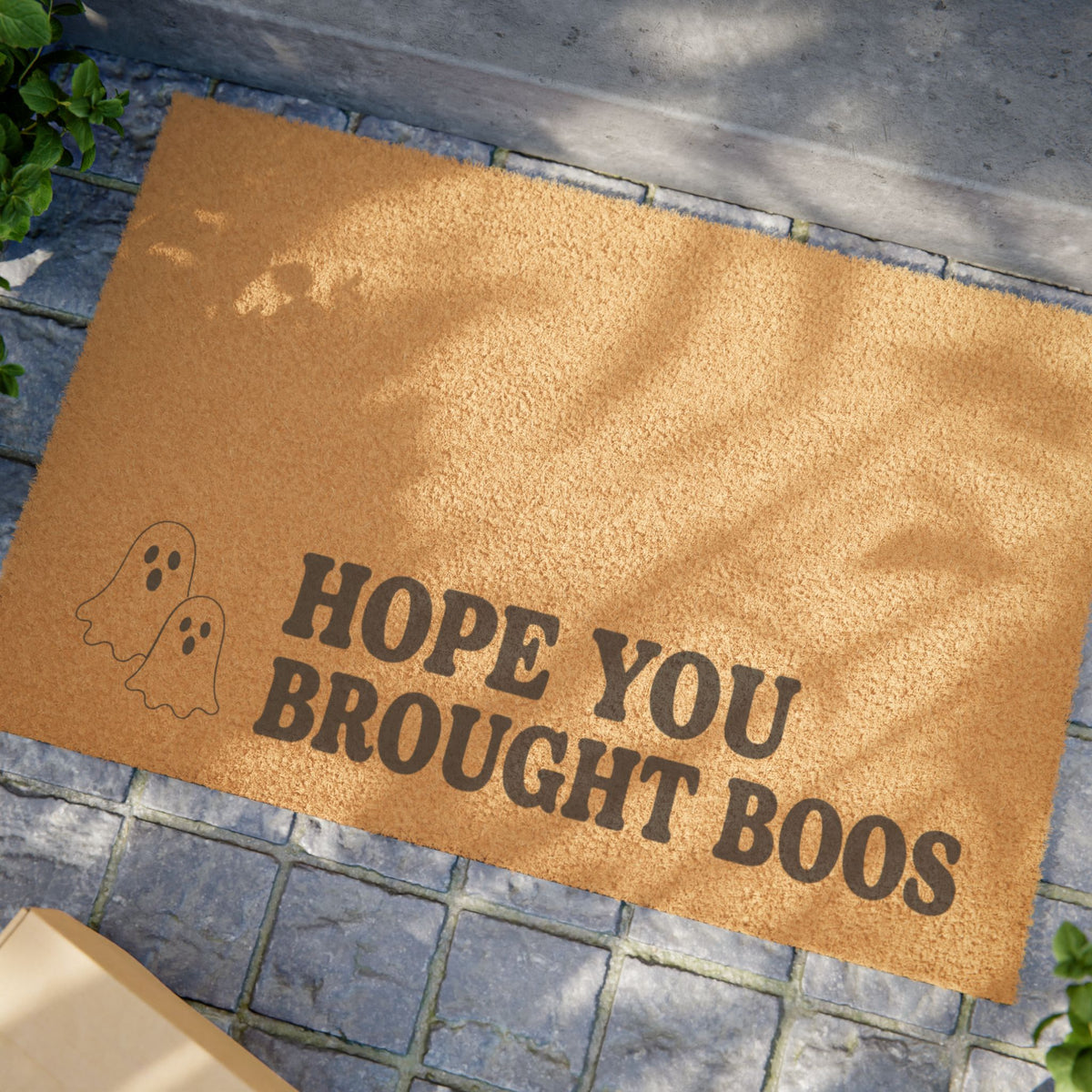 "Hope You Brought Boos" Door Mat