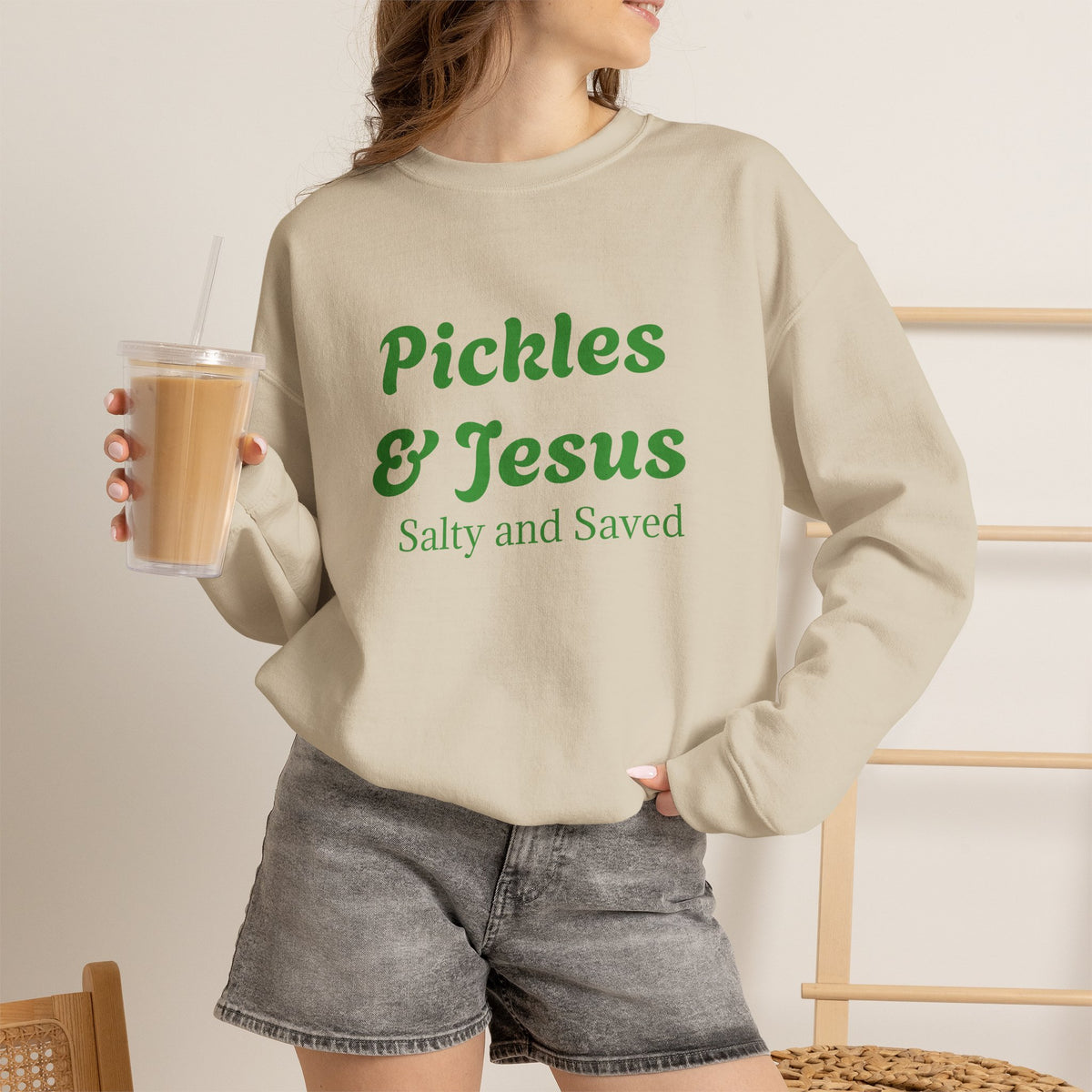 Pickles & Jesus Crewneck