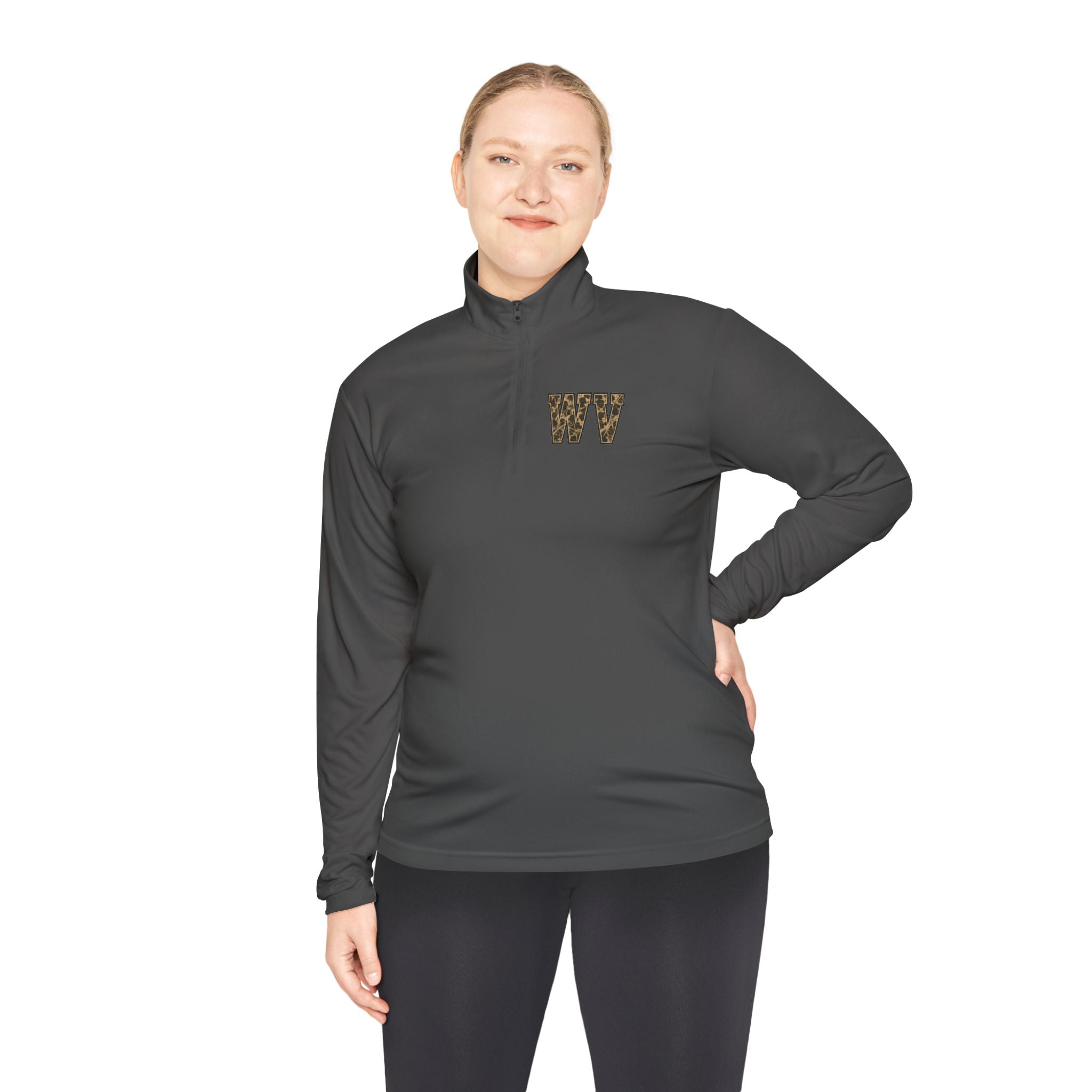 WV Mountaineers Camo Quarter Zip Pullover