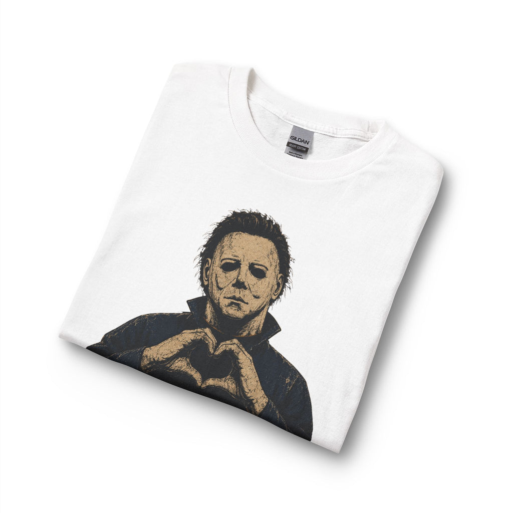 Michael Retro Slasher Hand Heart Tee