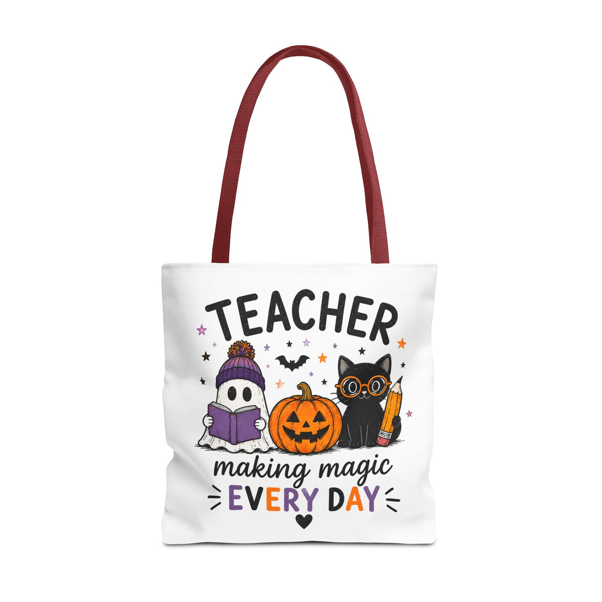 Teacher Halloween Tote Bag