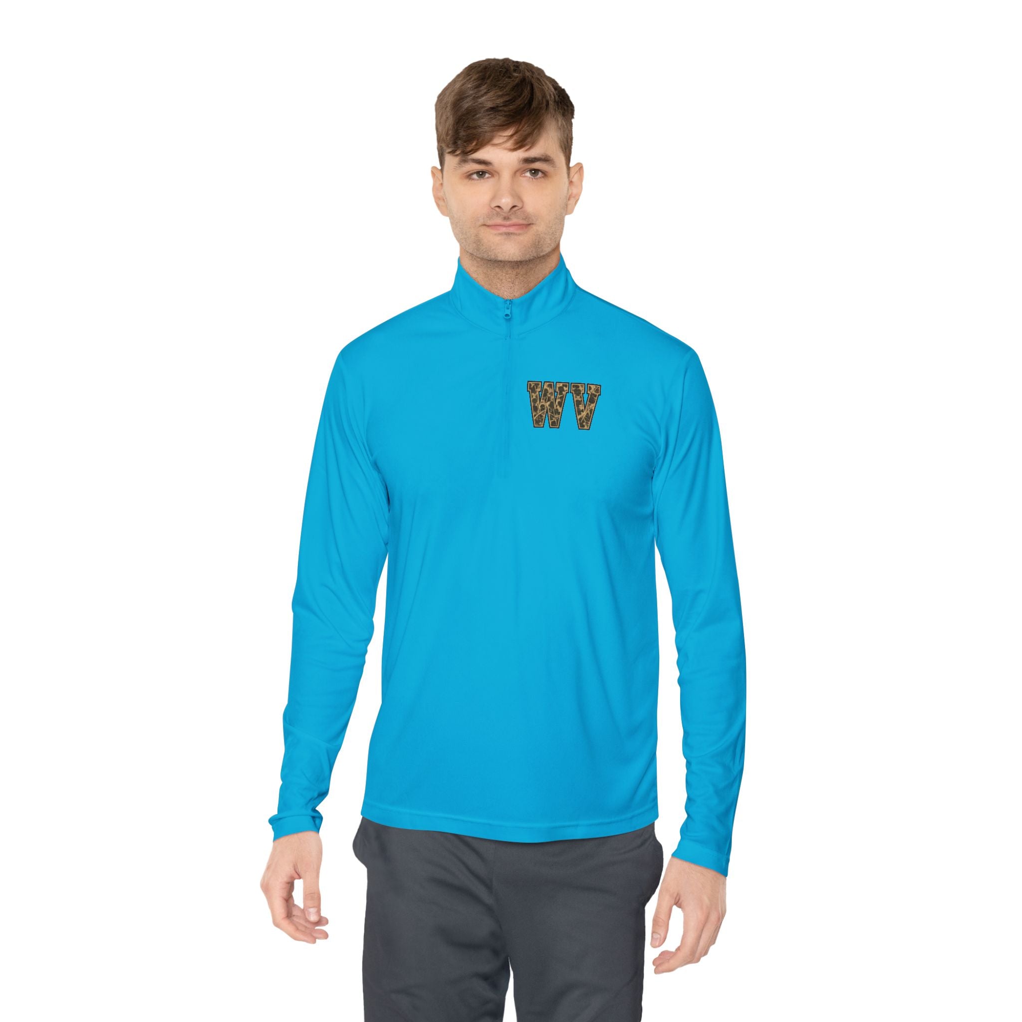 WV Mountaineers Camo Quarter Zip Pullover