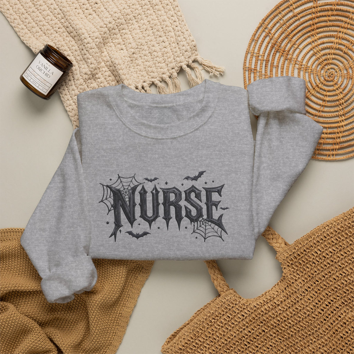 Gothic Nurse Crewneck Sweatshirt