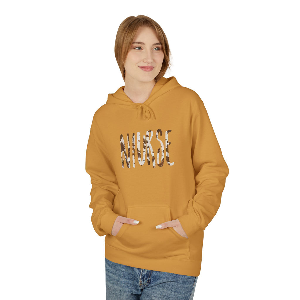 Nurse Cow Print Hoodie