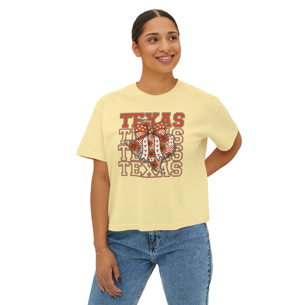 Texas Bow Boxy Tee