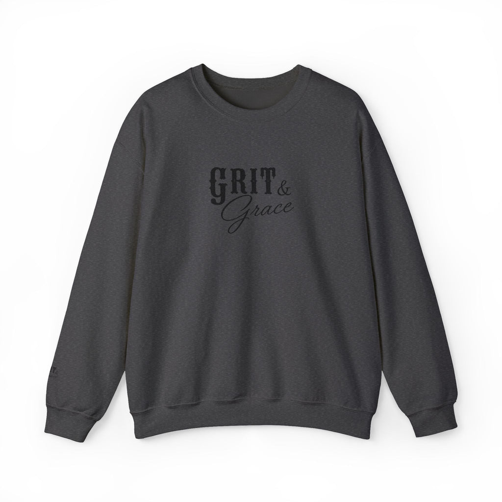 Classic Grit & Grace Embroidered Crewneck Sweatshirt