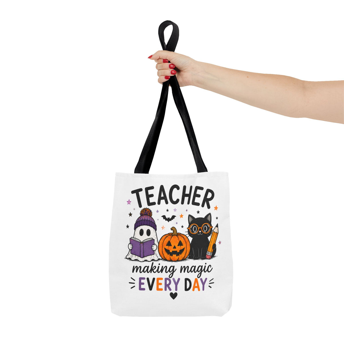 Teacher Halloween Tote Bag