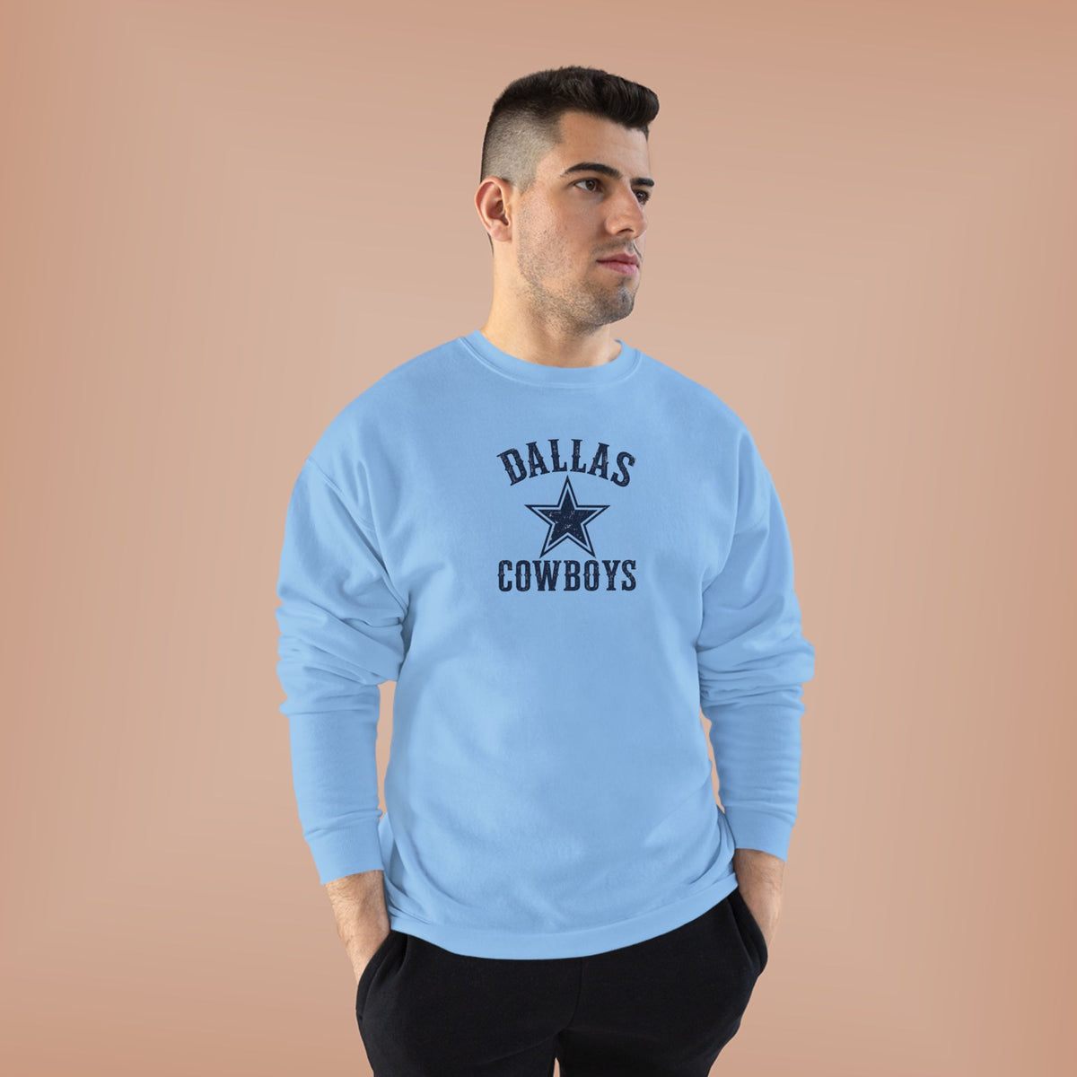 Dallas Cowboys Vintage Star Crewneck Sweatshirt