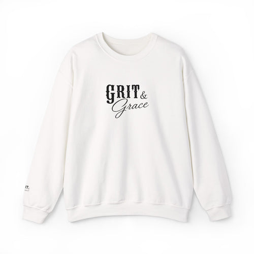 Classic Grit & Grace Embroidered Crewneck Sweatshirt