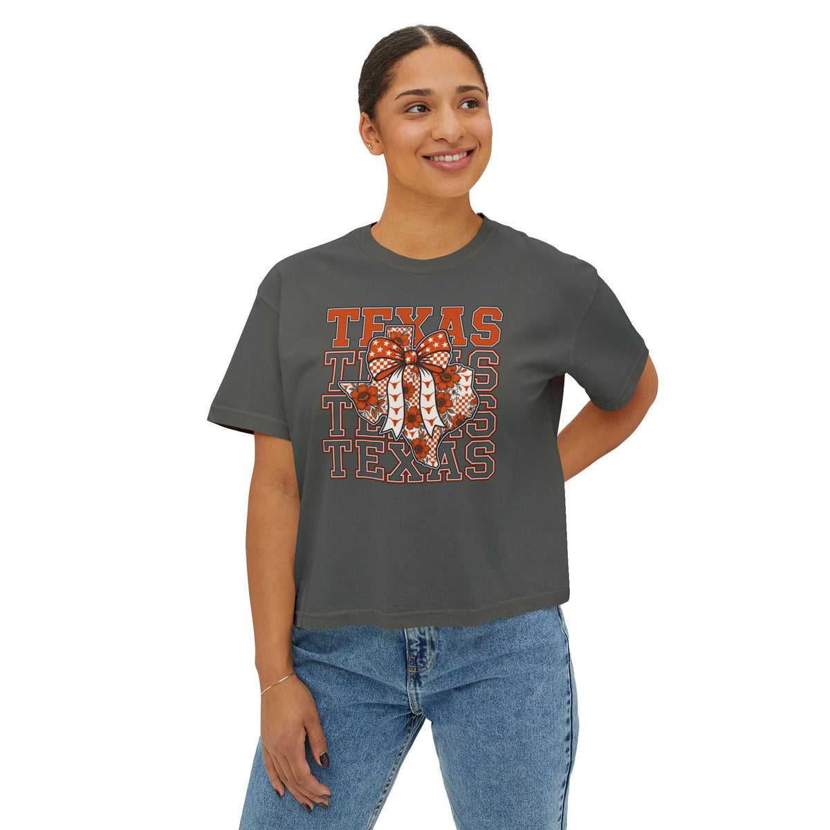 Texas Bow Boxy Tee