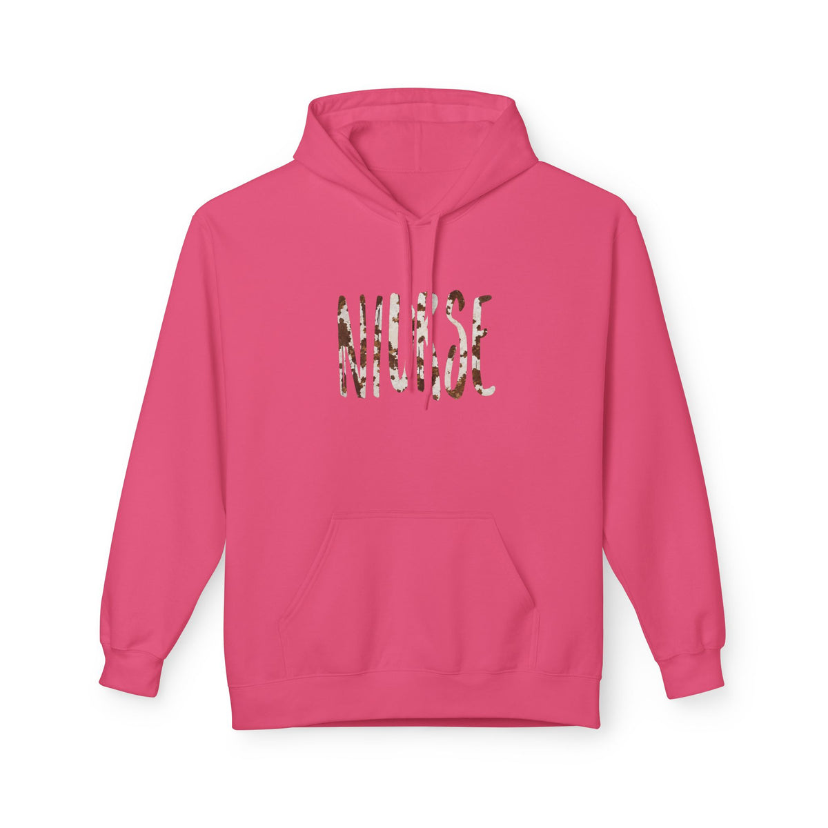 Nurse Cow Print Hoodie