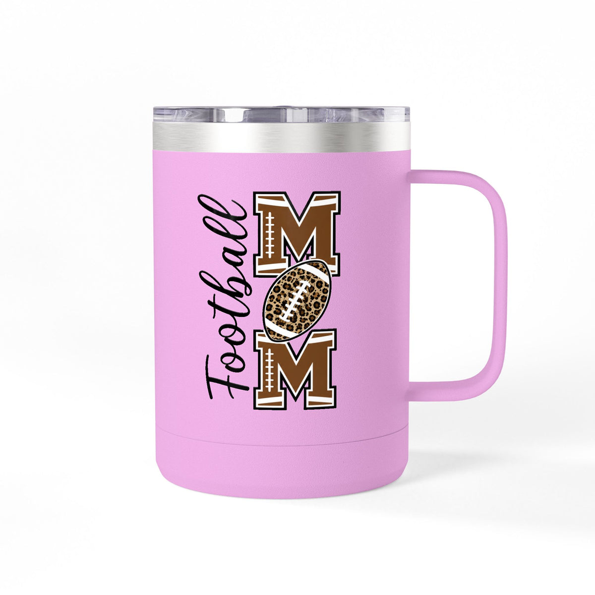 Football Mom 15oz Insulated Tumbler Mug