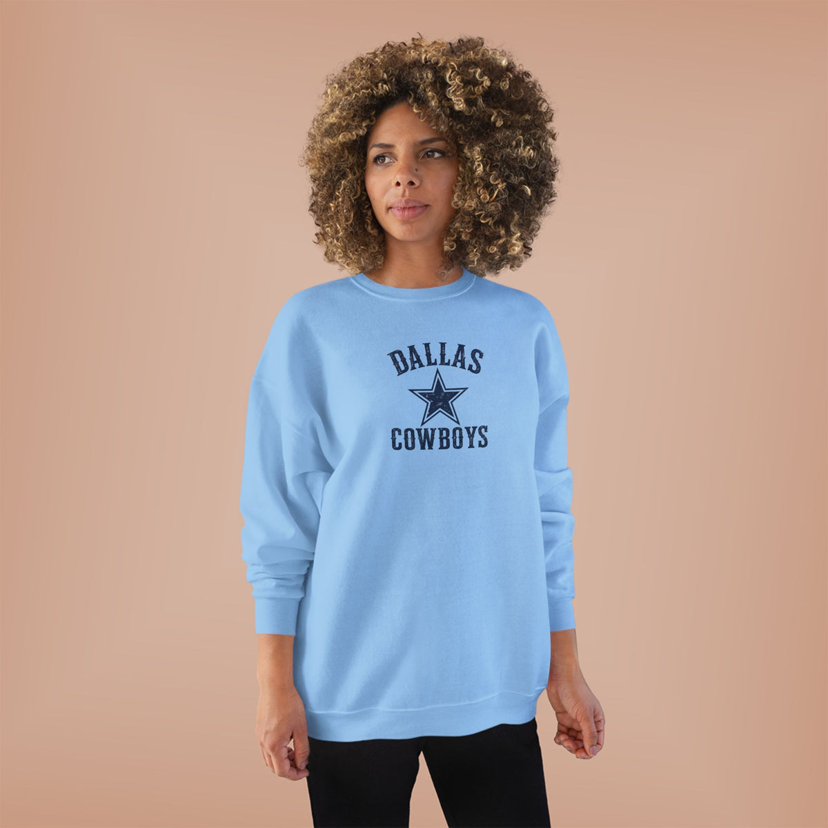 Dallas Cowboys Vintage Star Crewneck Sweatshirt