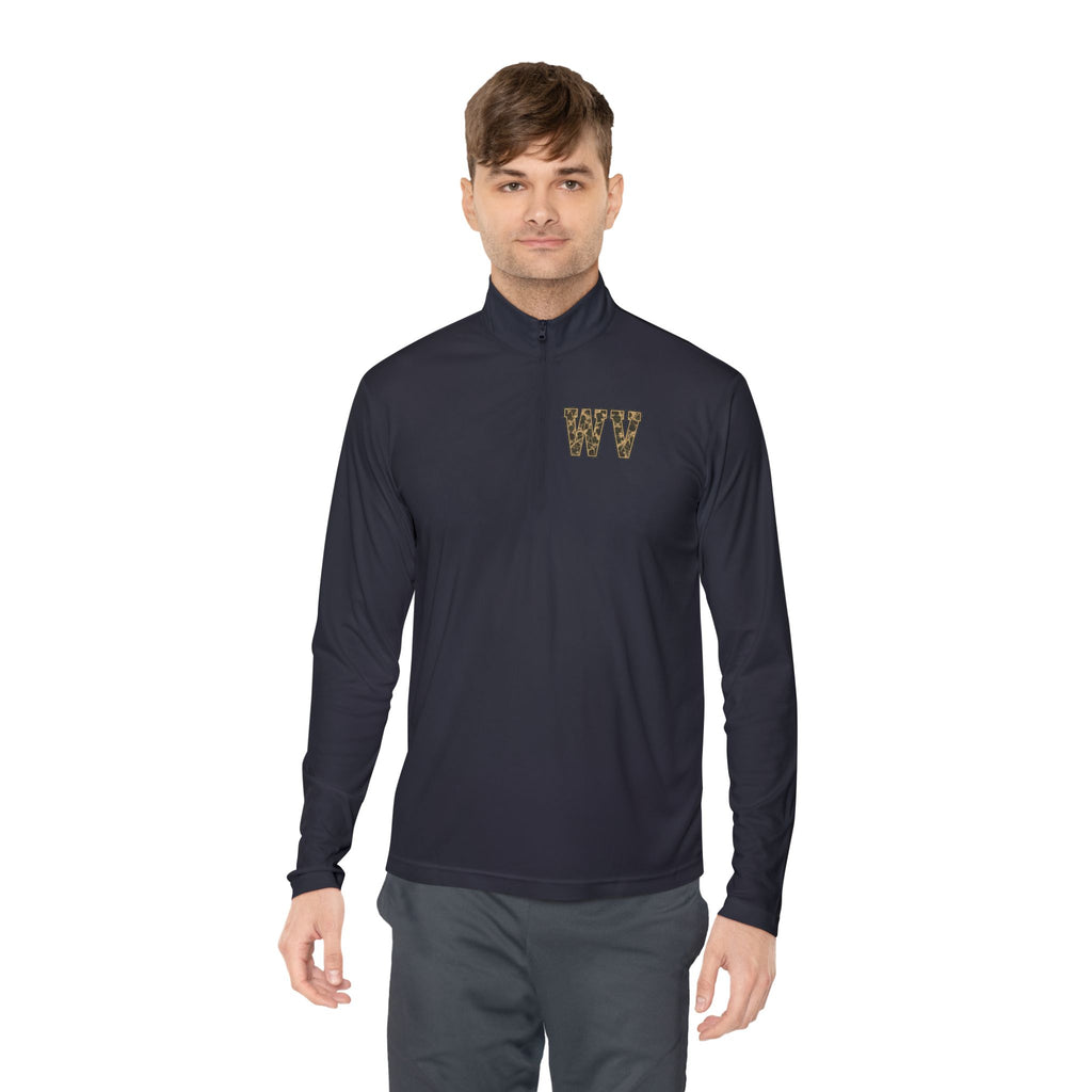 WV Mountaineers Camo Quarter Zip Pullover