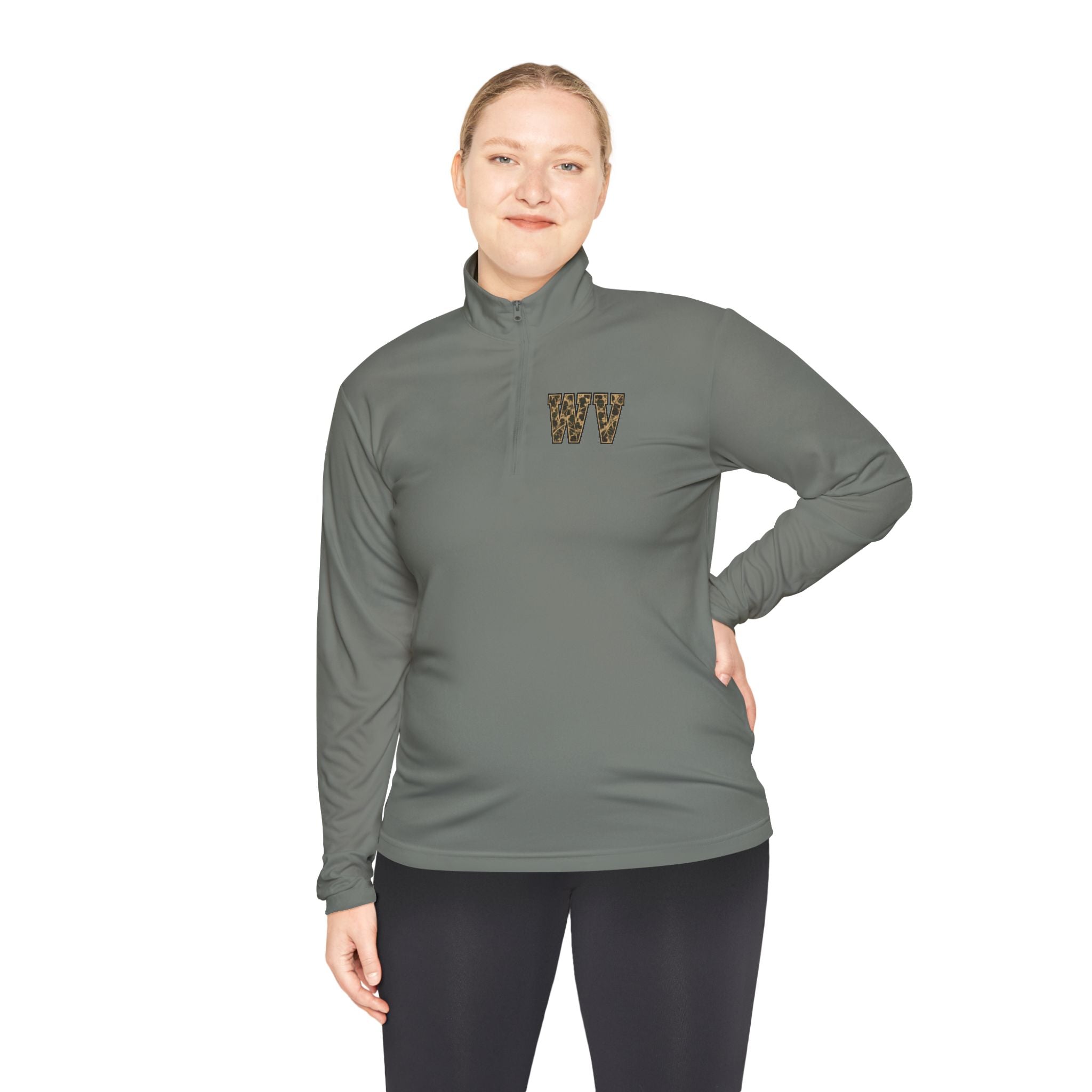 WV Mountaineers Camo Quarter Zip Pullover
