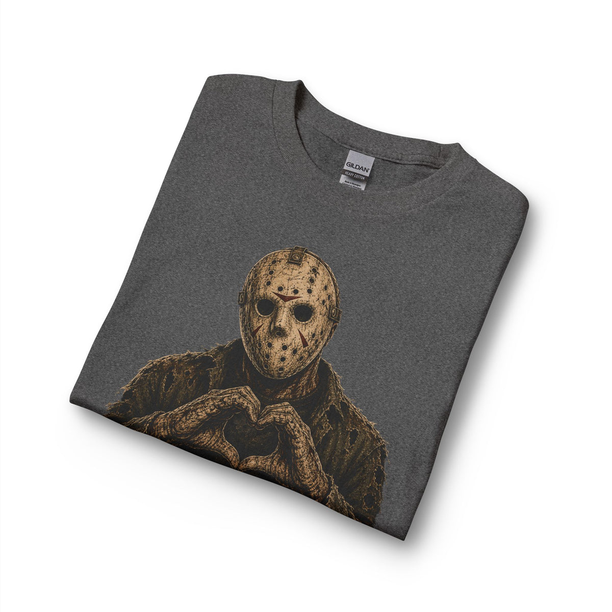 Jason Retro Slasher Hand Heart Tee