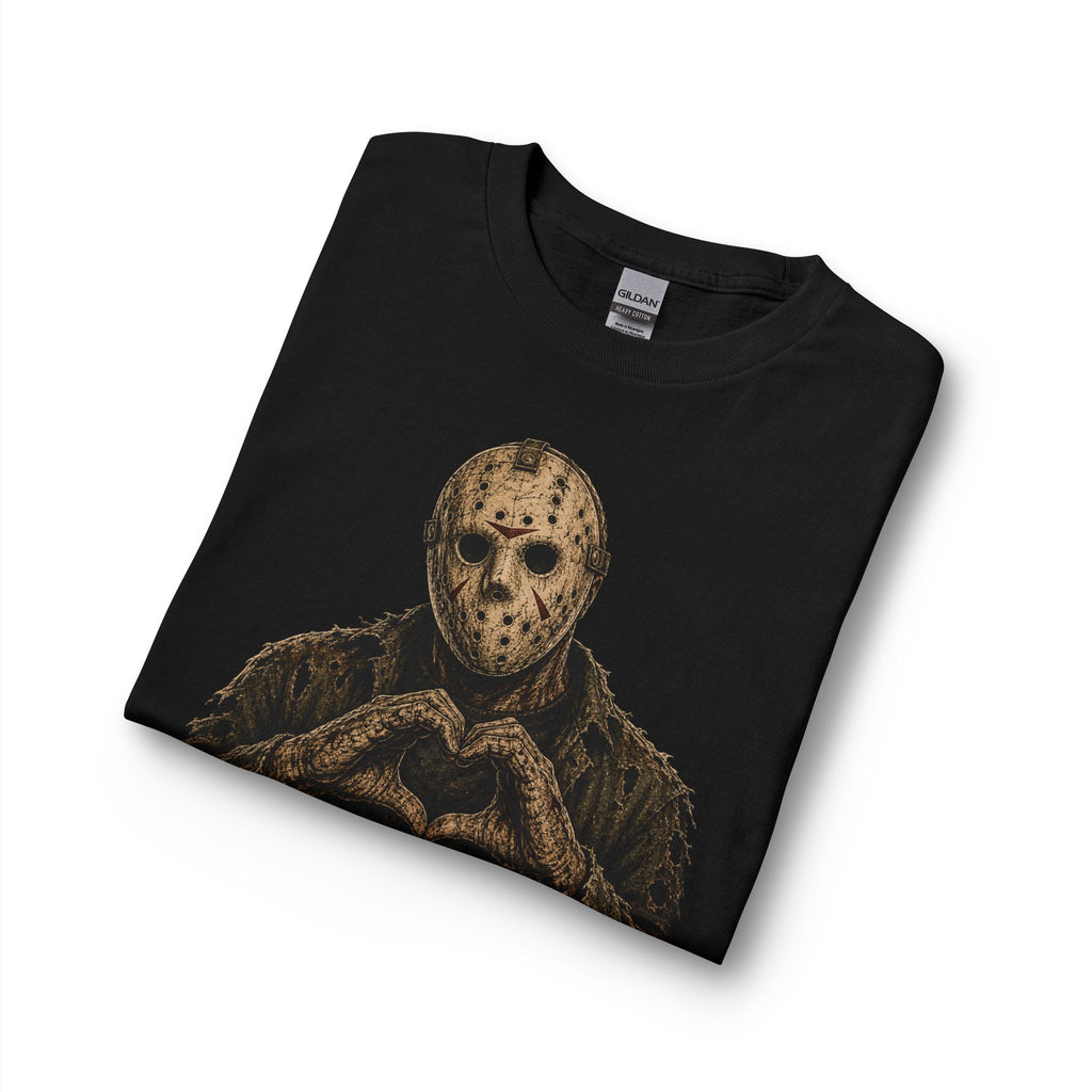 Jason Retro Slasher Hand Heart Tee