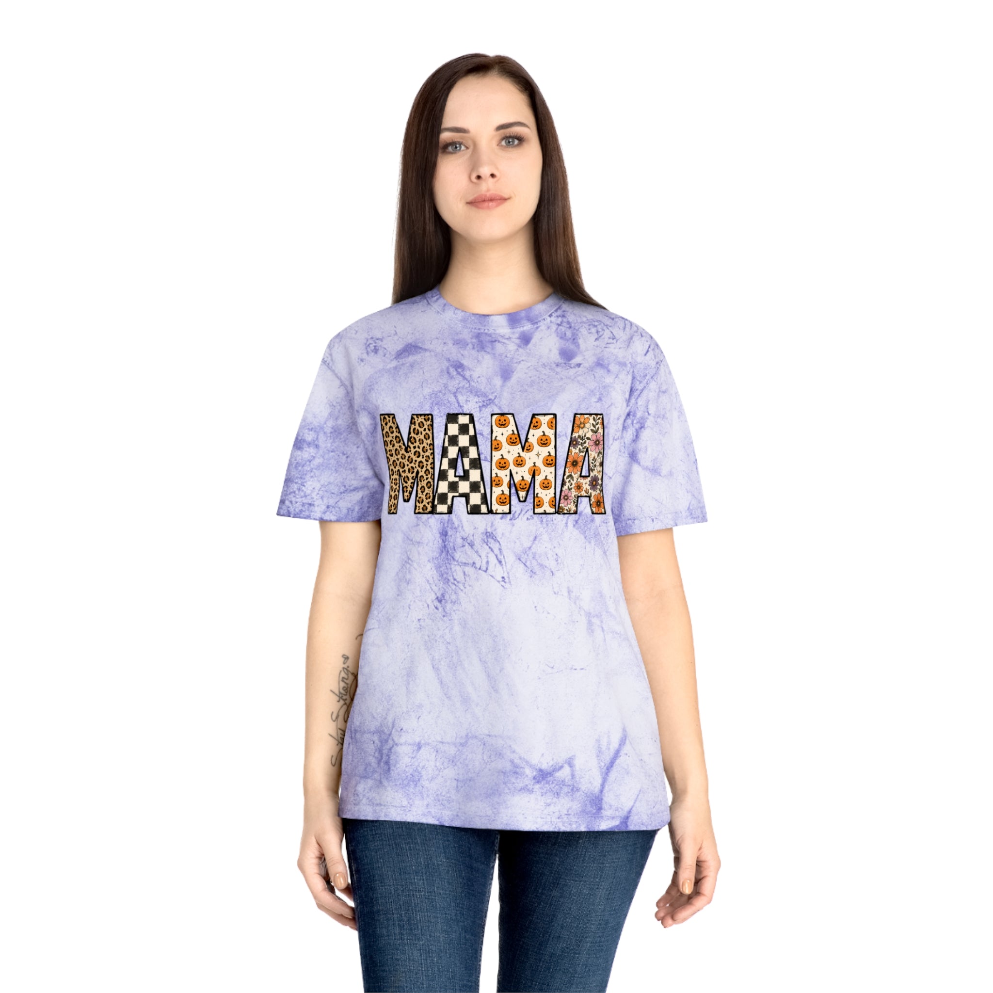 Fall Mama Tie-Dye Tee