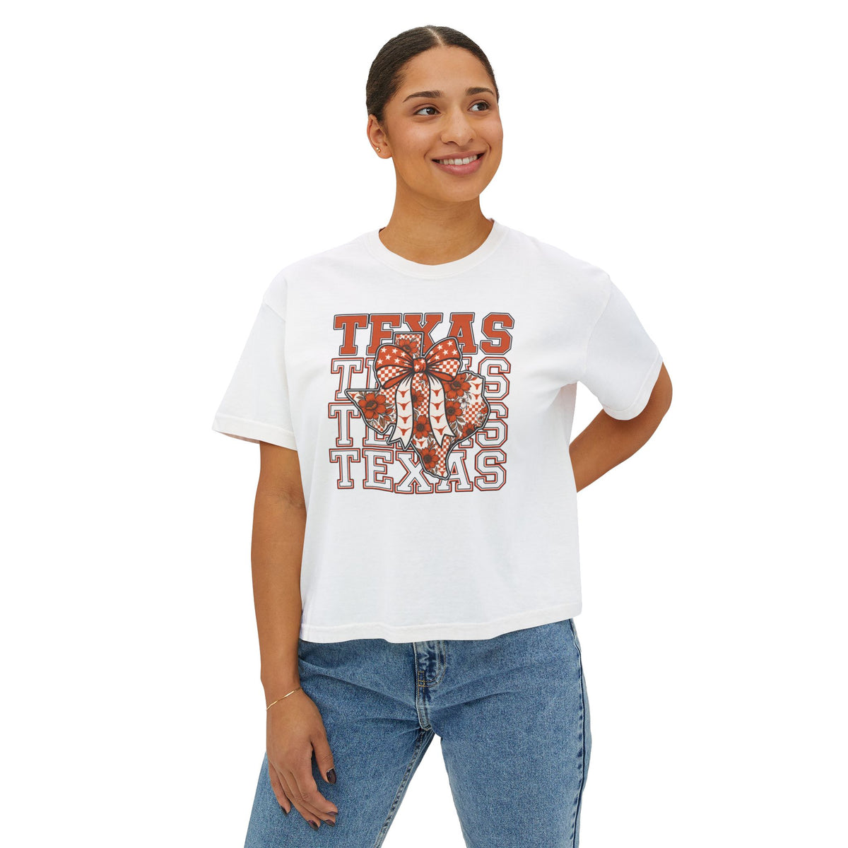 Texas Bow Boxy Tee