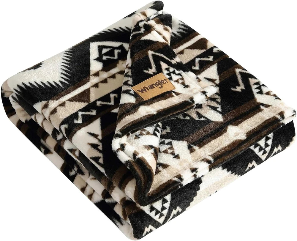 Wrangler Western Throw Blanket