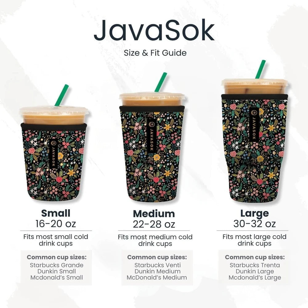 Neoprene Iced Coffee Cup Sleeve