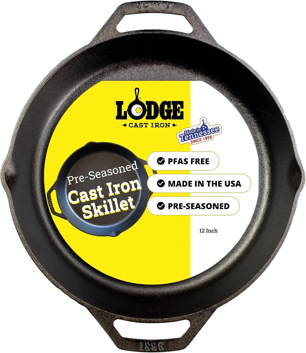 Lodge Cast Iron Dual Handle Pan 12”