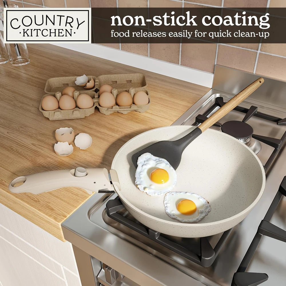 Removable Handle Cookware Set
