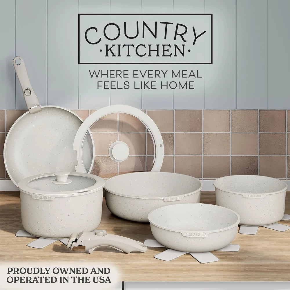 Removable Handle Cookware Set