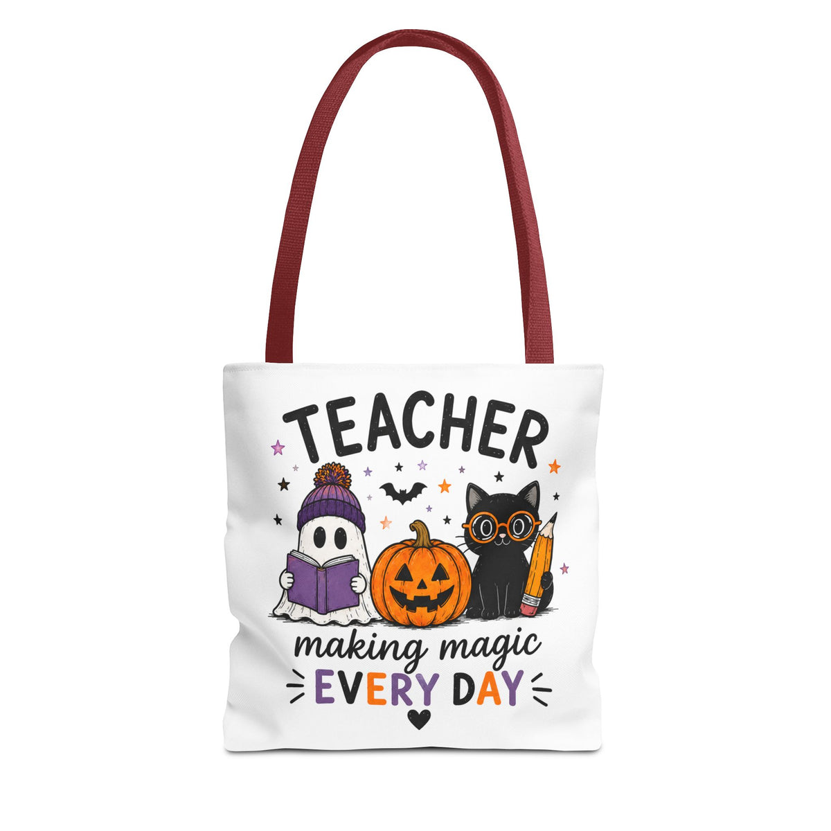 Teacher Halloween Tote Bag