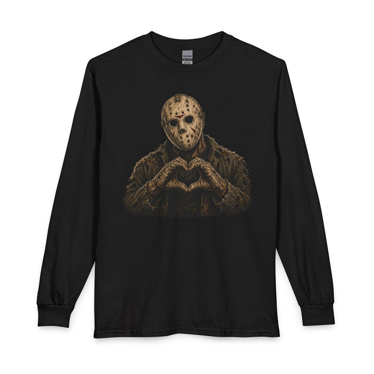Jason Retro Slasher Hand Heart Tee