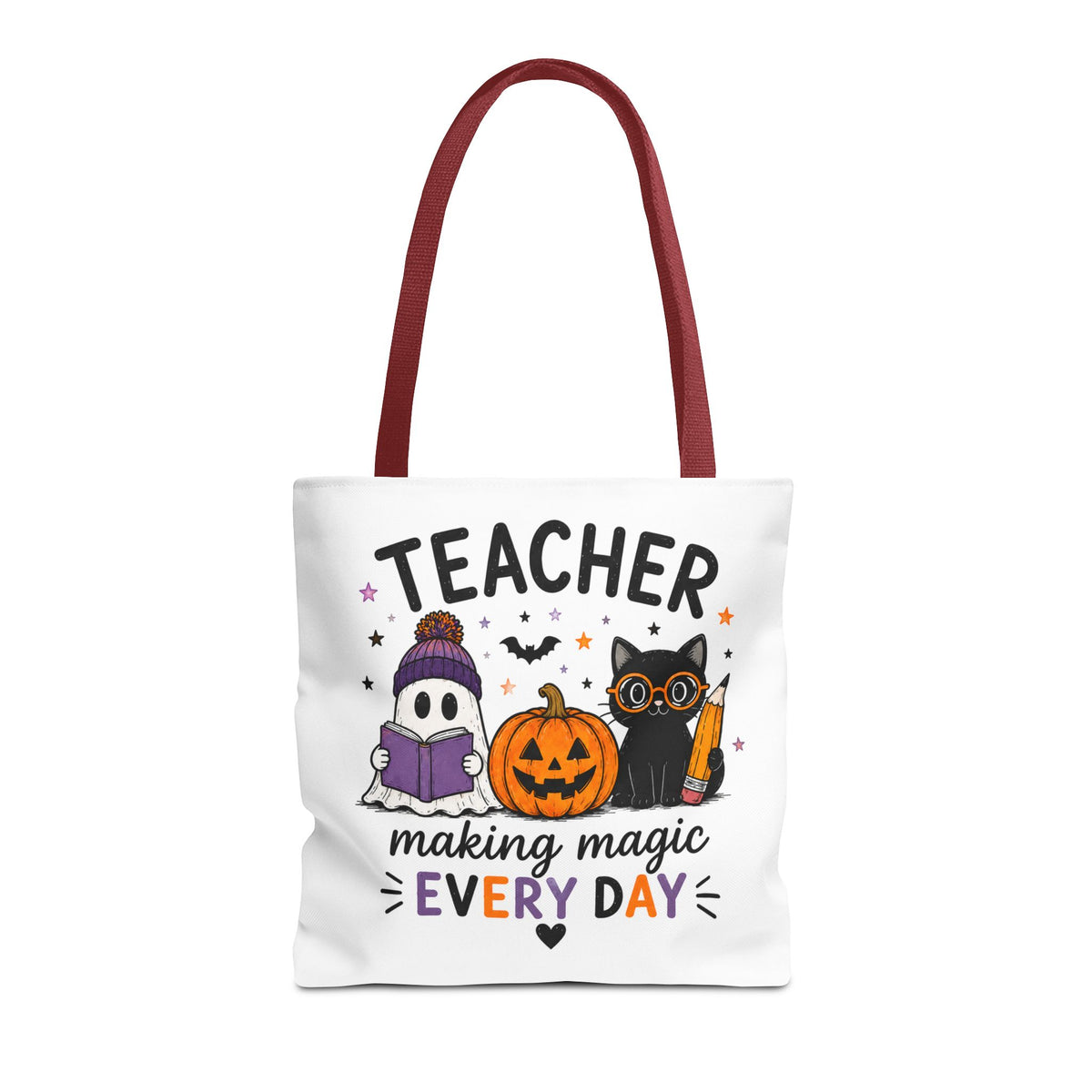 Teacher Halloween Tote Bag