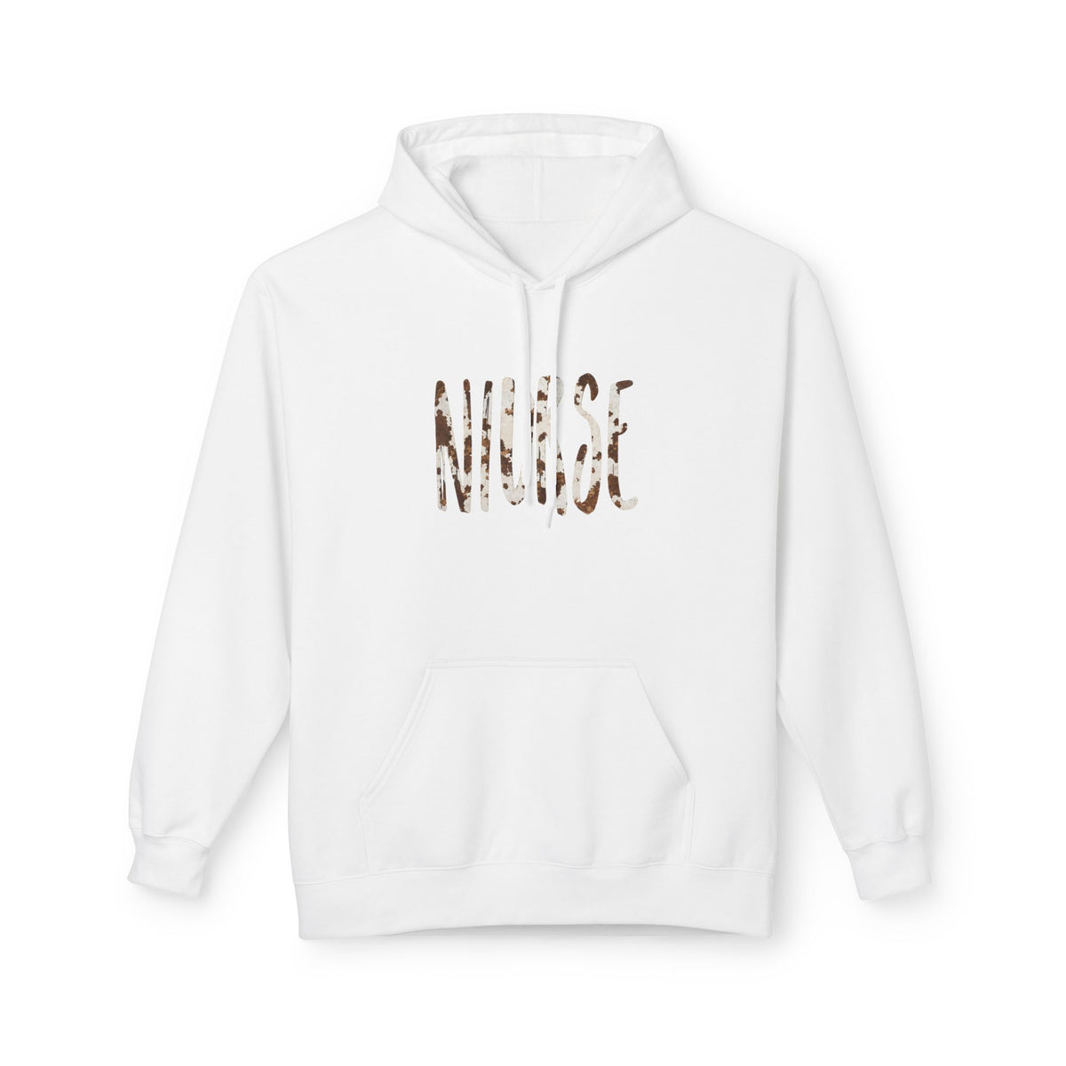 Nurse Cow Print Hoodie