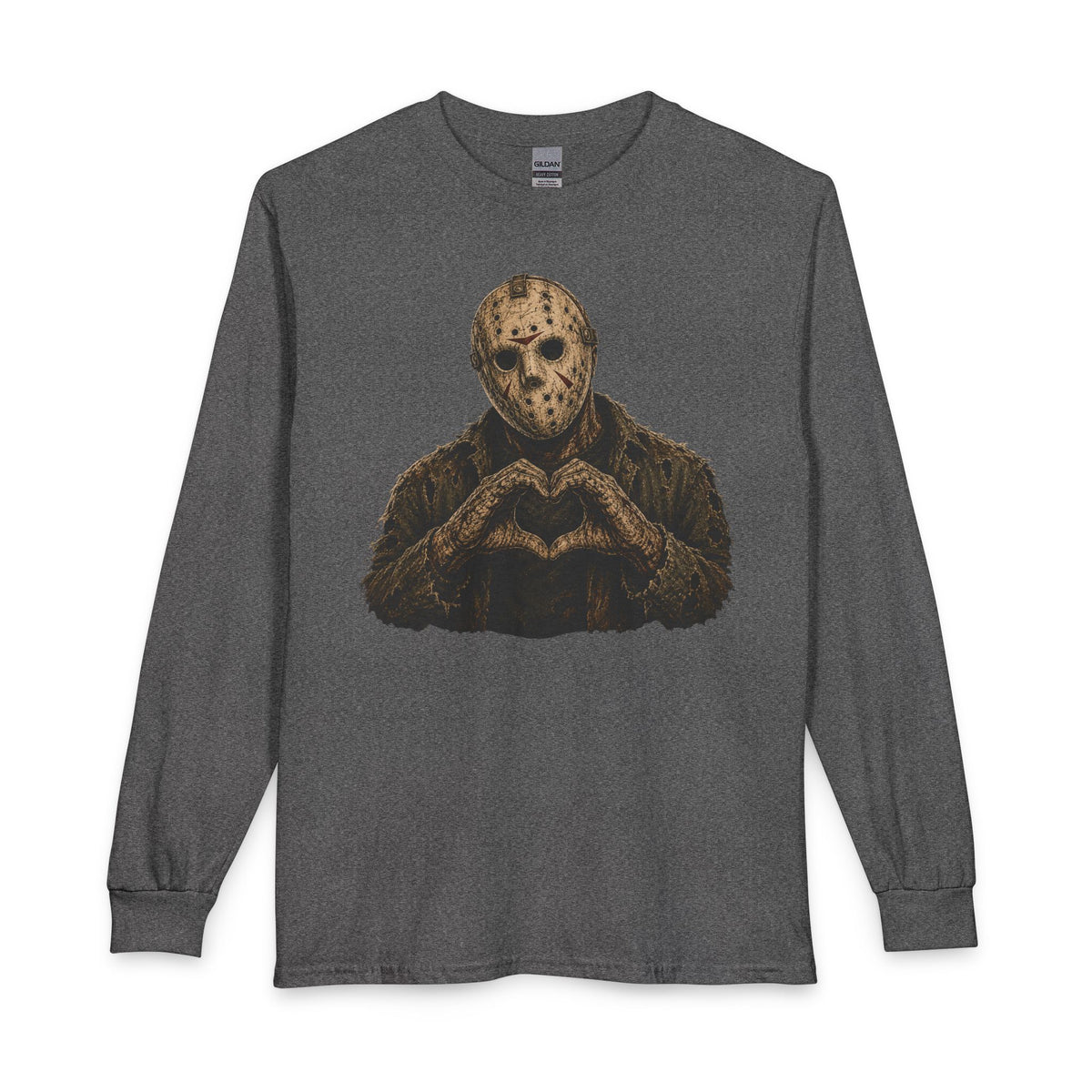 Jason Retro Slasher Hand Heart Tee