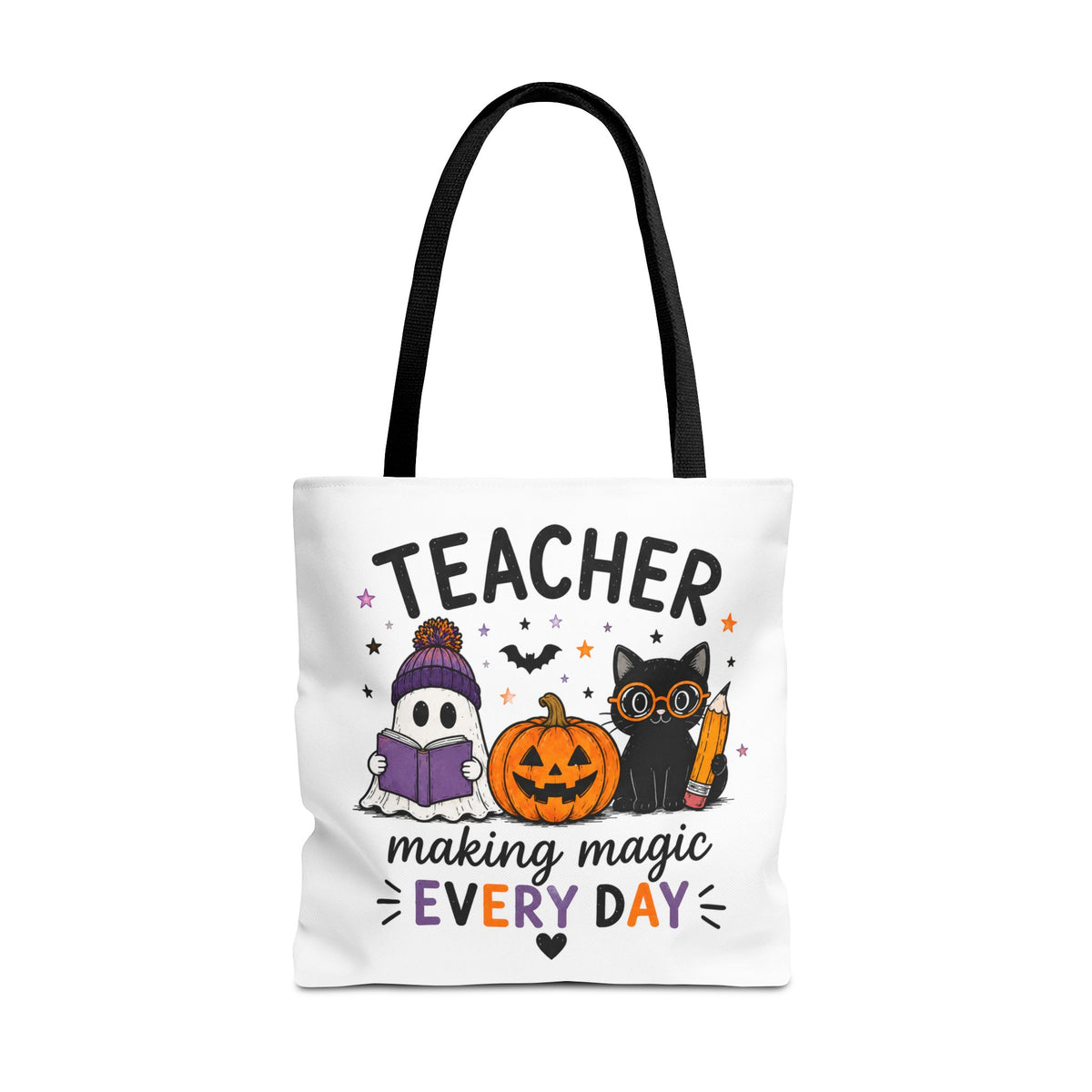 Teacher Halloween Tote Bag
