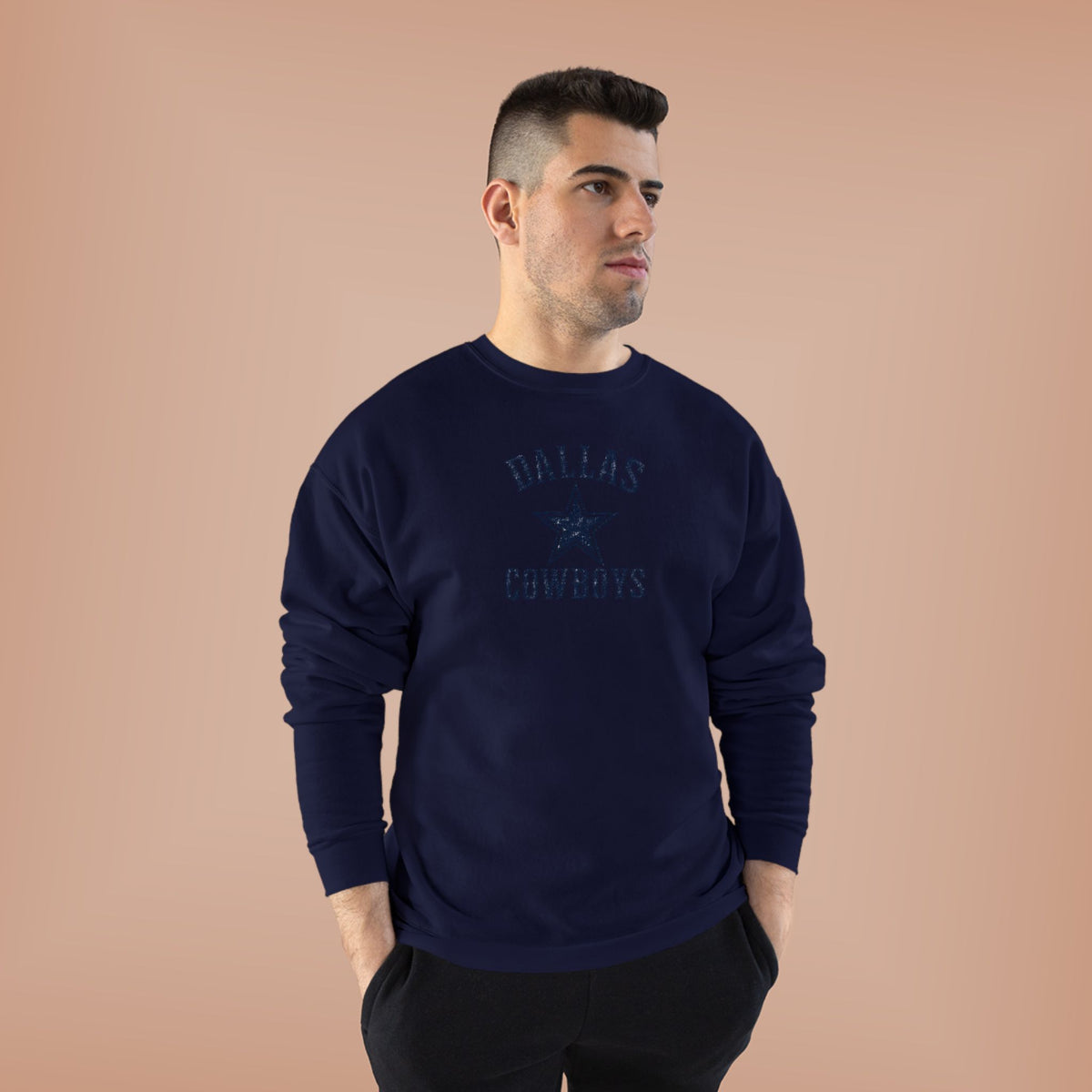 Dallas Cowboys Vintage Star Crewneck Sweatshirt