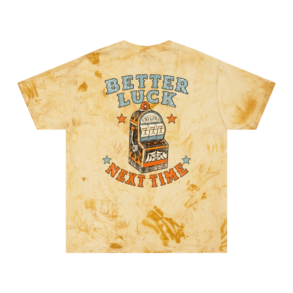 "Better Luck Next Time" Graphic Tie-Dye Tee