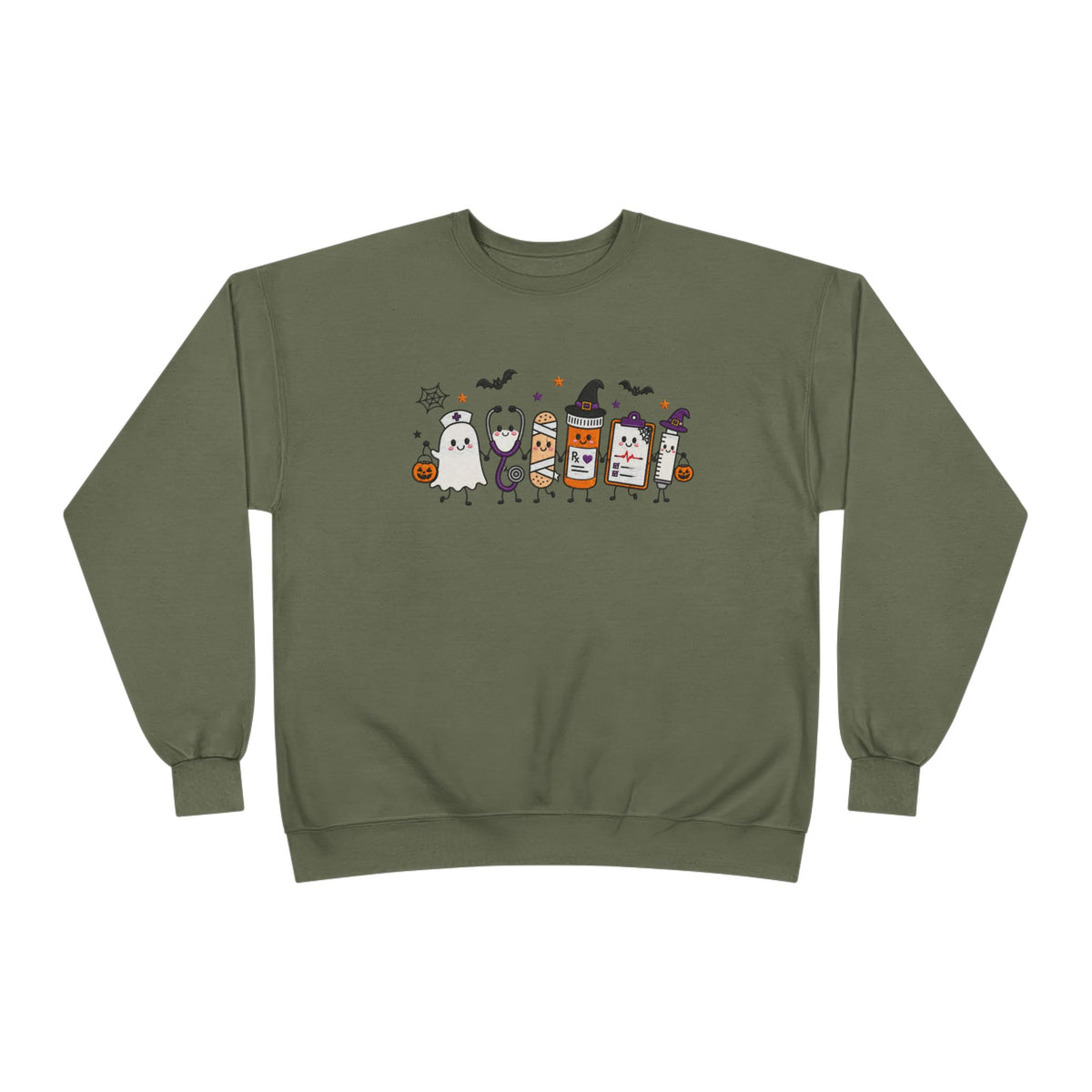 Nurse Halloween Candy Crewneck Sweatshirt