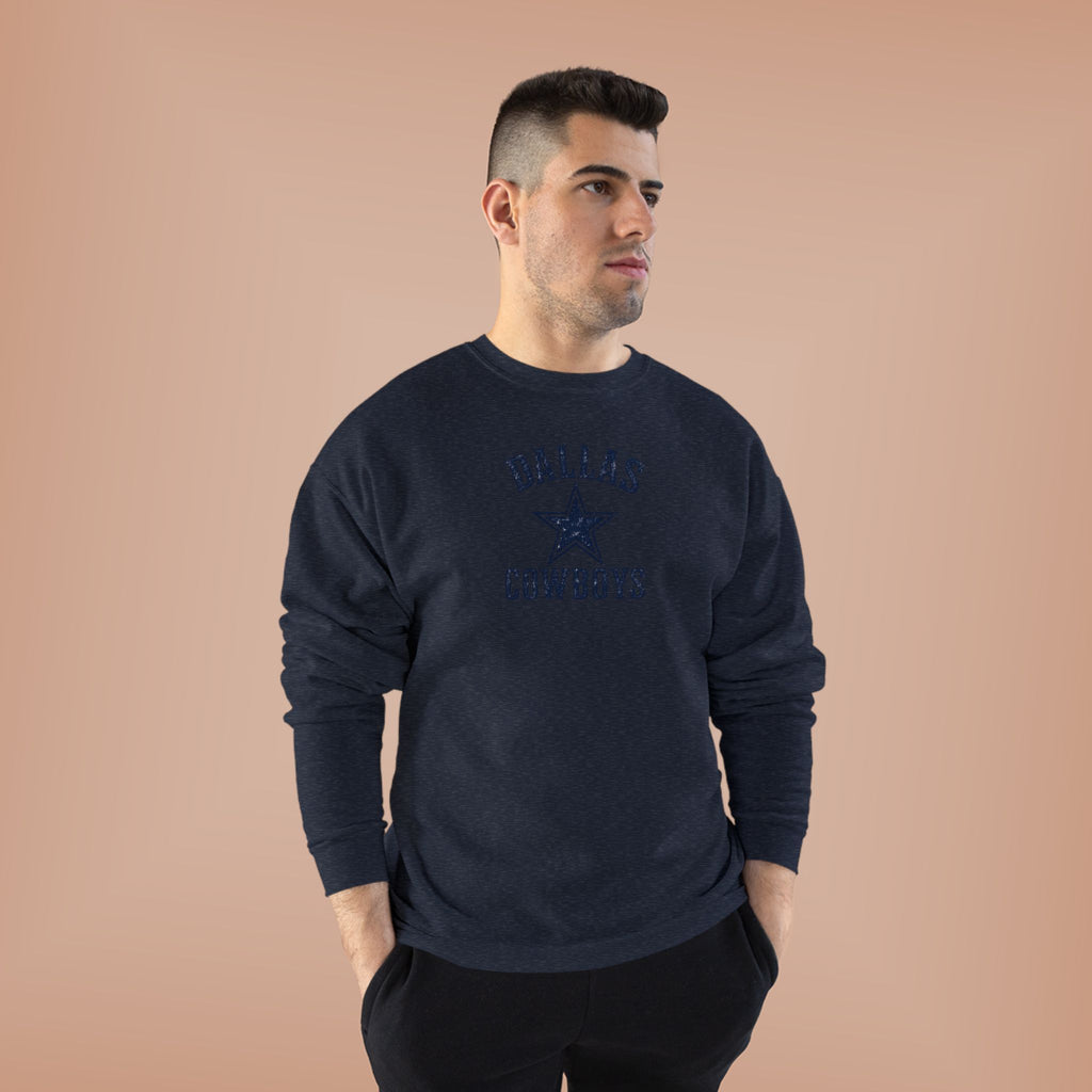 Dallas Cowboys Vintage Star Crewneck Sweatshirt