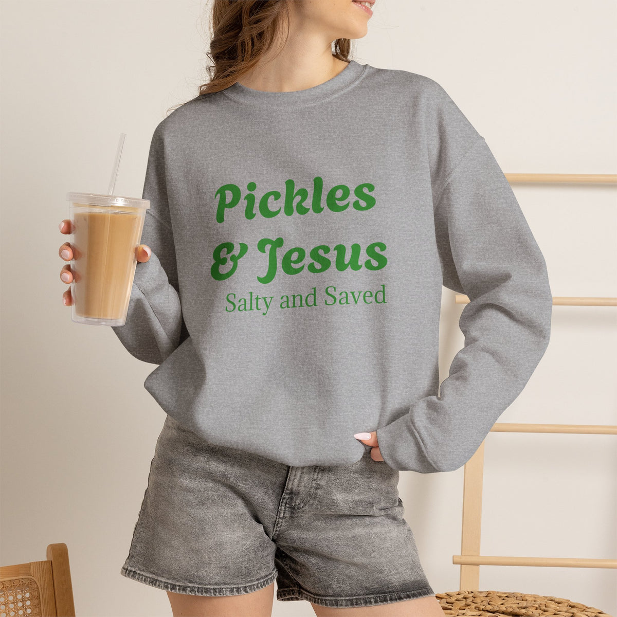 Pickles & Jesus Crewneck