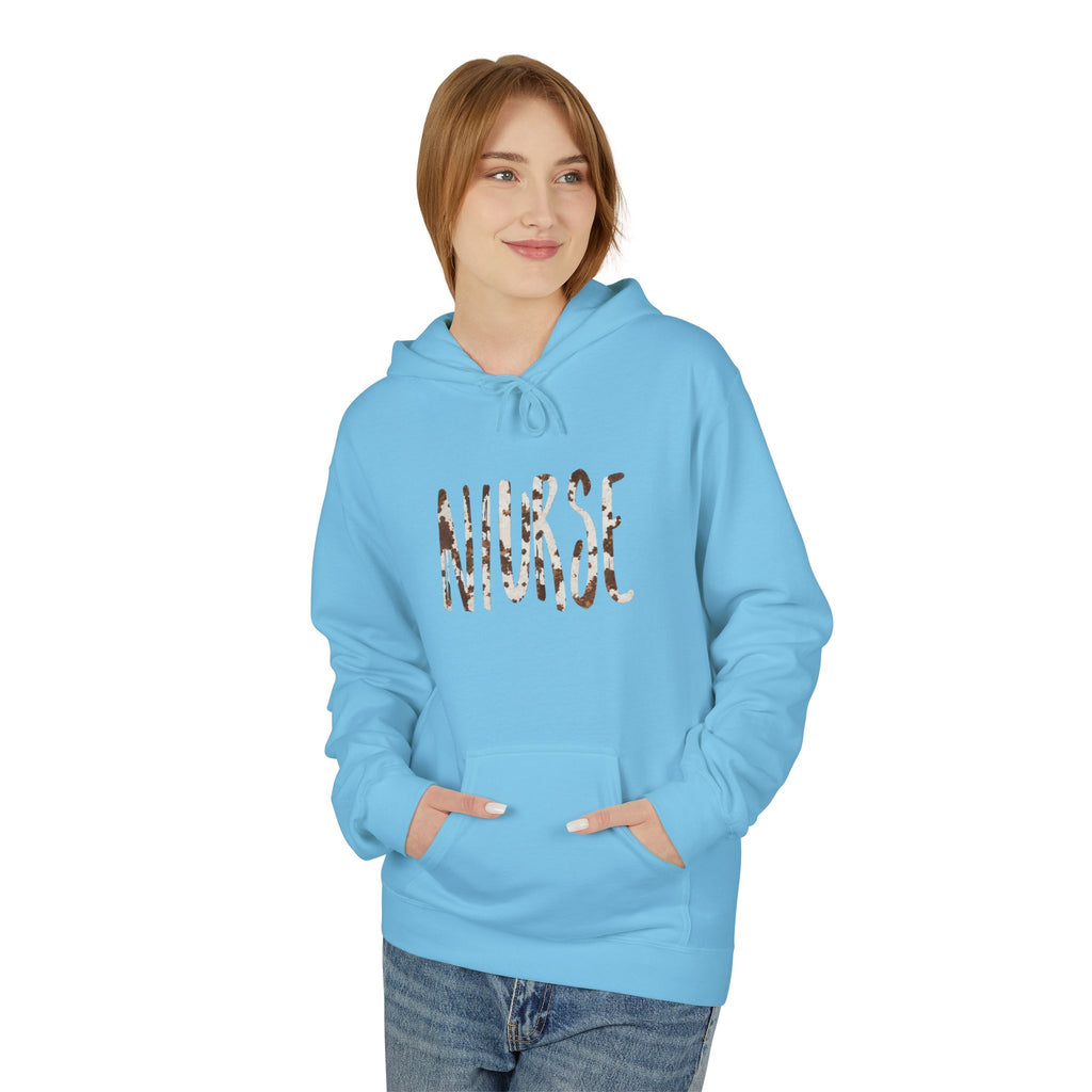 Nurse Cow Print Hoodie