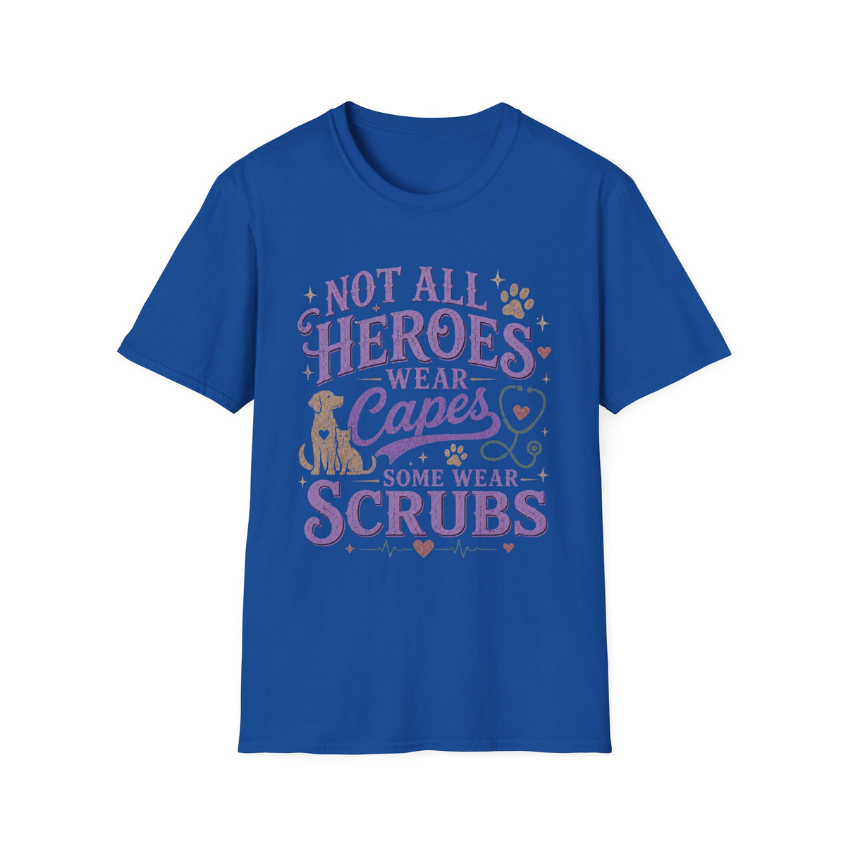 Vet Tech Not All Heroes Wear Capes Some Wear Scrubs Tee