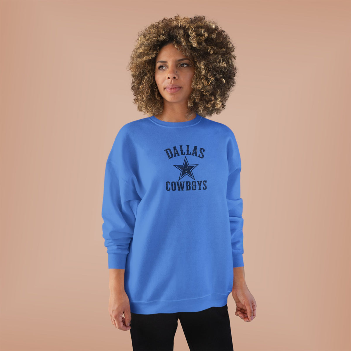 Dallas Cowboys Vintage Star Crewneck Sweatshirt